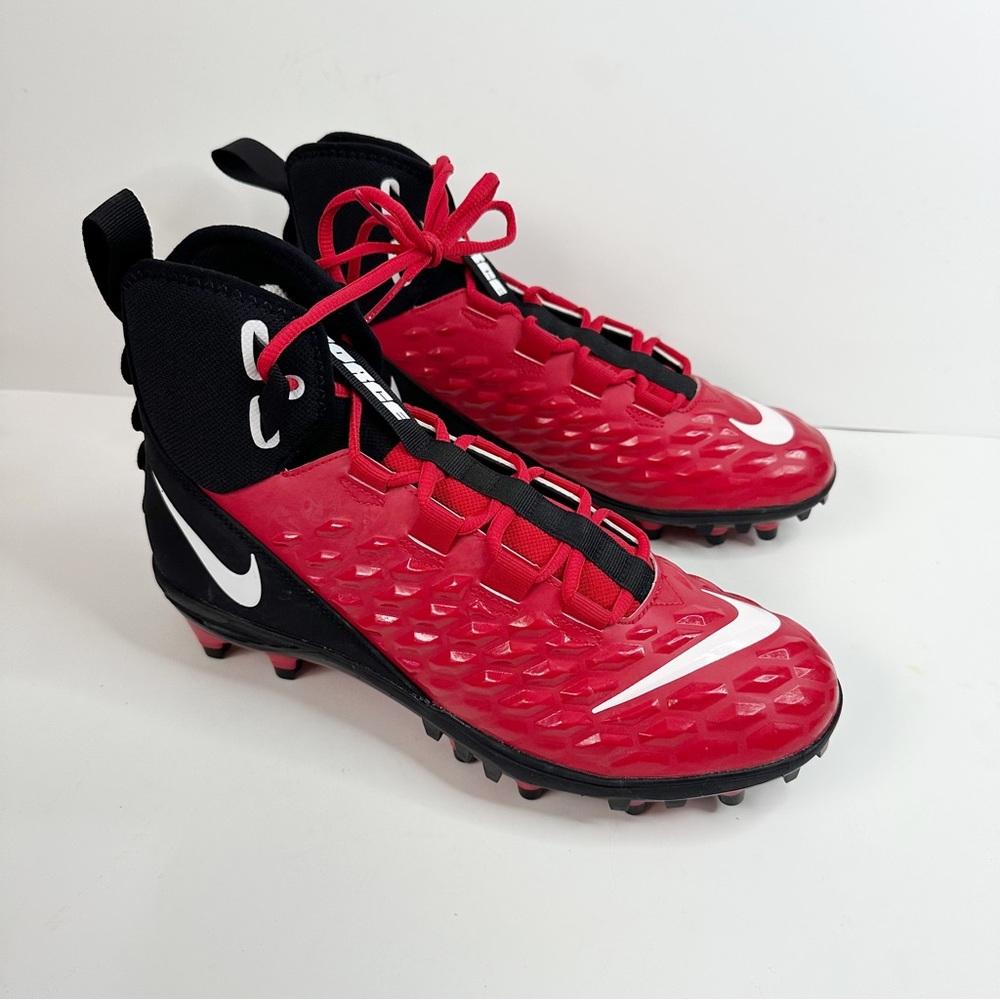 Nike Force Savage Varsity 2 Red Cleats Men’s Size 10